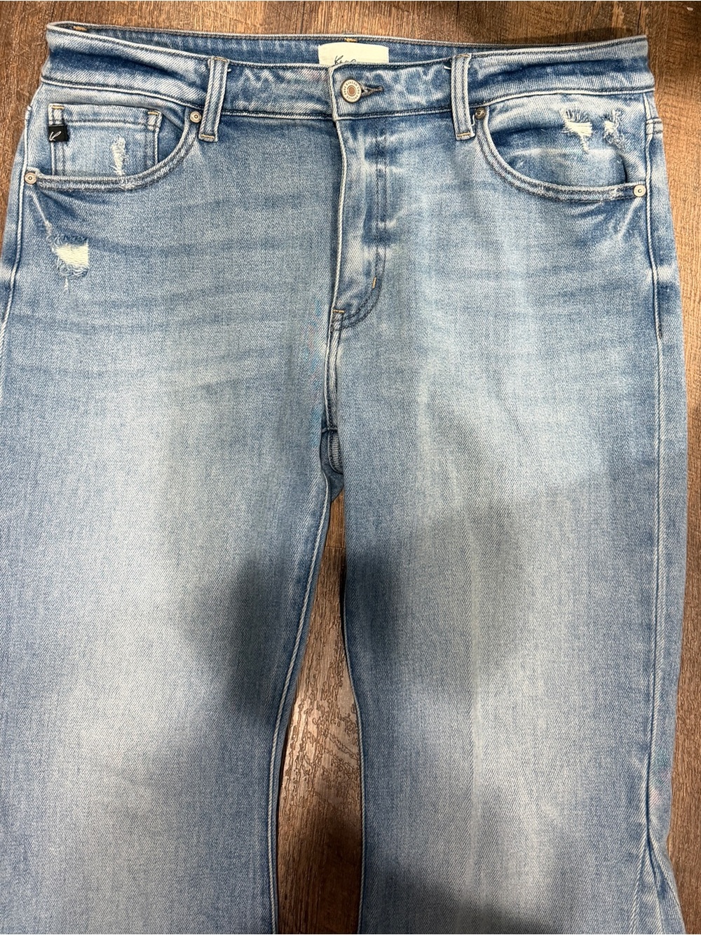 KanCan Light Blue High-Rise Flare Jeans - Picture 5 of 7